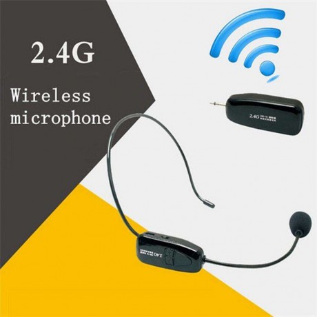 2.4G Wireless Microphone Headset Megaphone Radio Mic