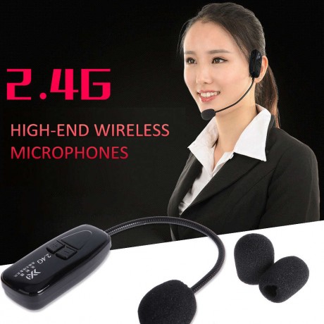 2.4G Wireless Microphone Speech Headset Megaphone Radio Mic