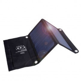 VODOOL Foldable Portable Dual USB SunPower Solar Cell Panel Charger