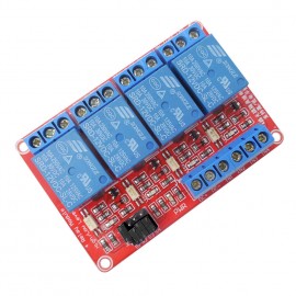 4-Channel 12V Relay Module with Optocoupler HL Level Triger
