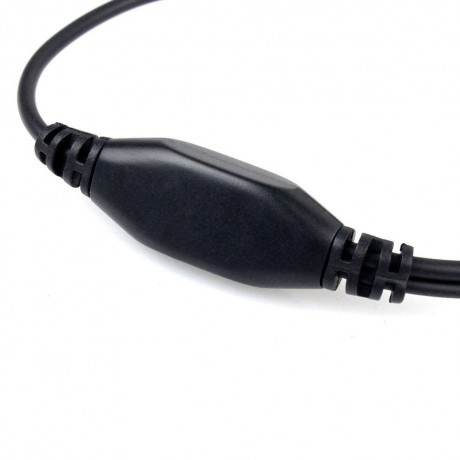 2Pin PTT Throat Mic Covert Acoustic Tube Earpiece Headset for Baofeng UV-5R