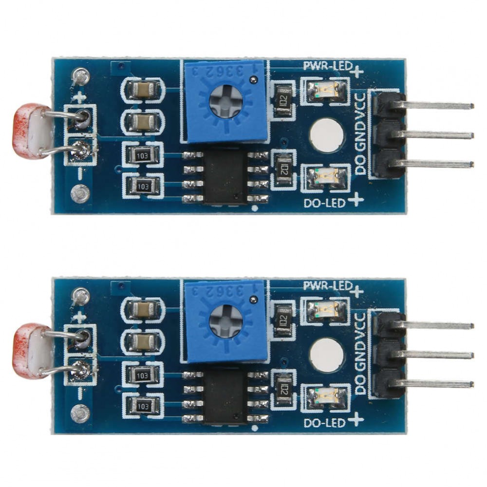 2pcs Light Intensity Photosensitive Sensor Resistor Module