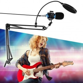 BM-800 Microphone 3.5mm Wired Condenser Sound Microphone for Recording