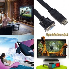 HDMI to VGA Adapter Converter Adapter 1080P Digital to Analog Video Cable