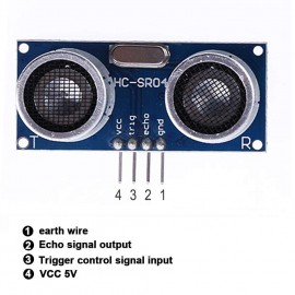 5pcs Ultrasonic Module HC-SR04 Distance Measuring Sensor Module Board