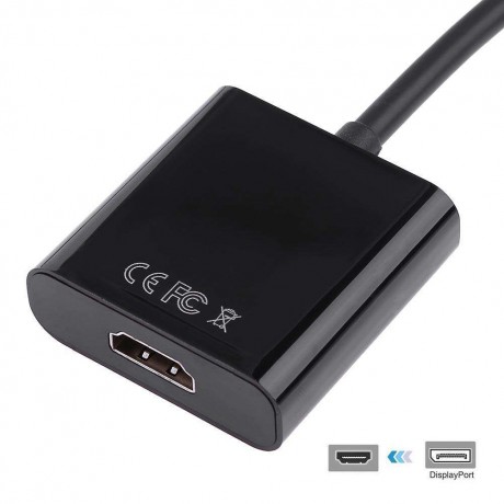 1080P HD Display Port DP Male to HDMI Female Converter Adapter CableBlack