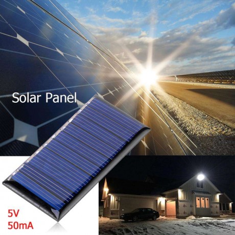 1pcs Solar Cell Module 5V 50mA Polycrystalline Silicone Solar Panel Charger